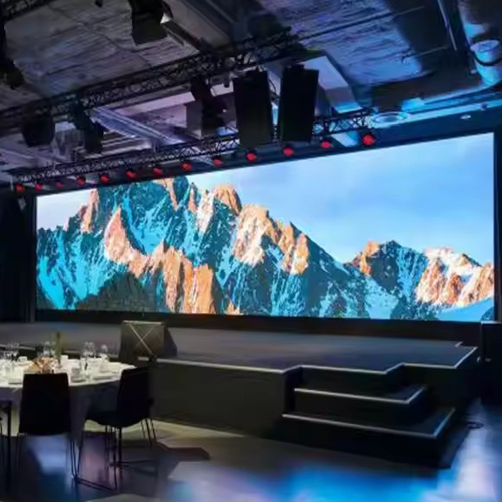 Led Display Photo Indoor Led Screen P3.076 960*960mm Iron case Fixed Screen Install ...