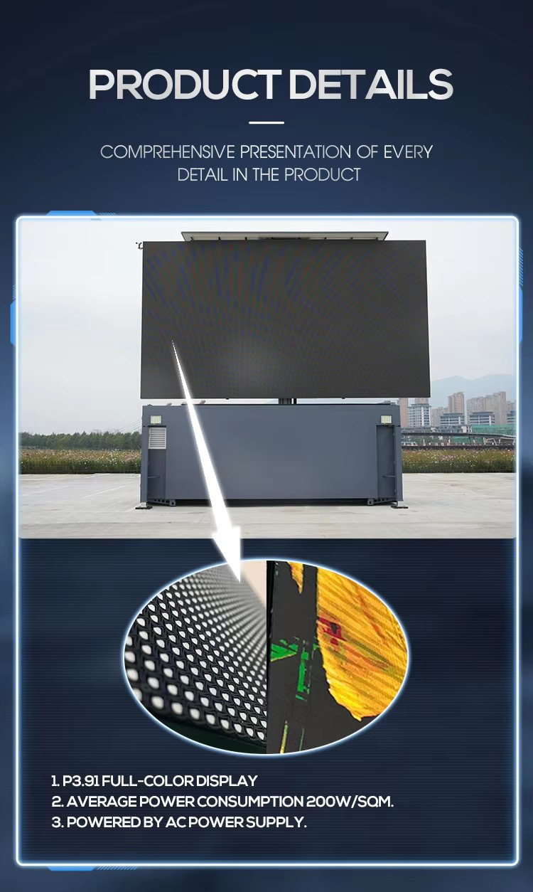 Shipping Container Stage Led Screen Container LED is revolutionizing the mobility of large-scale screens ...