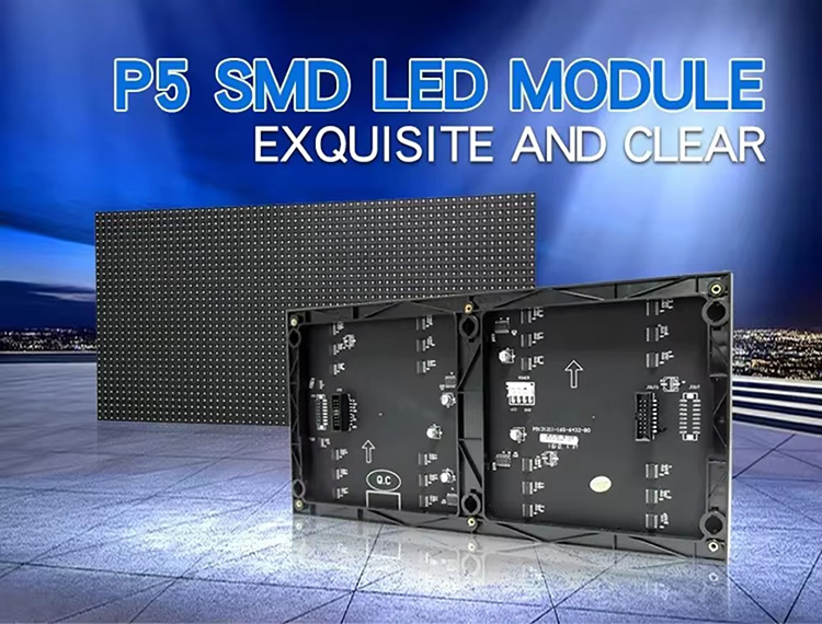 LED Signage Indoor P5 Fixed LED Video Panel 960x960 mm LED Display 5mm ...
