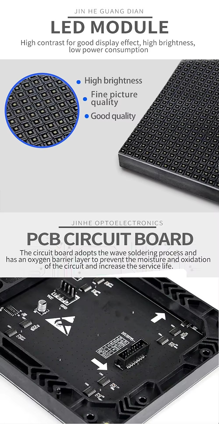 LED Signage Indoor P5 Fixed LED Video Panel 960x960 mm LED Display 5mm ...