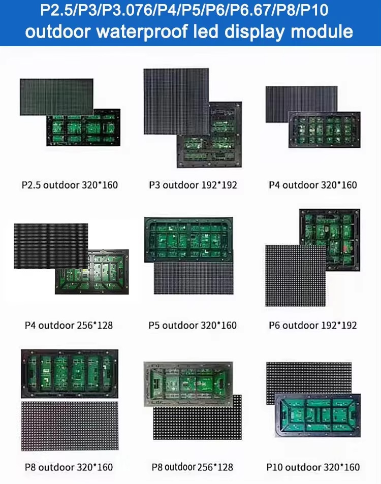 P8 Led Module Panel PrivaLED P8 Outdoor 256X128mm Smd3535 LED Screen Advertising Led matrix ...