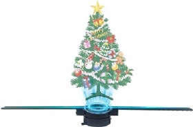 42Cm 3D Holographic Led Fan Holograma Fan 3d Fan