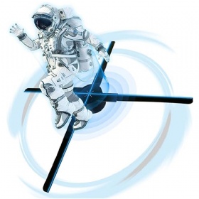 55CM 3D Led Holographic Fan