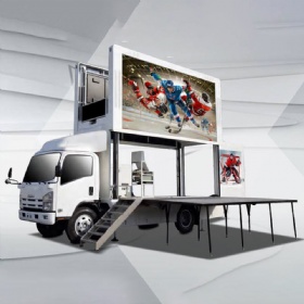 HW-QL3815 outdoor trailer led display screen